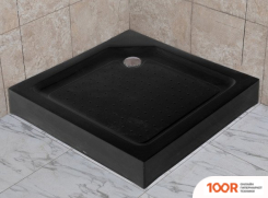 Душевой поддон Saniteco Т003 (80Х80, ЧЕРНЫЙ) (62031)