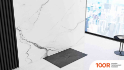 Душевой поддон Rea STONE 100X80 (ЧЕРНЫЙ) (61900)