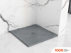 Душевой поддон Rea ROCK 90X90 (СЕРЫЙ) (61896)