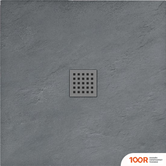 Душевой поддон Rea ROCK 90X90 (СЕРЫЙ) (61896)