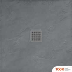 Душевой поддон Rea ROCK 90X90 (СЕРЫЙ) (61896)