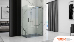 Душевой поддон Rea ROCK 120X80 (СЕРЫЙ) (61892)