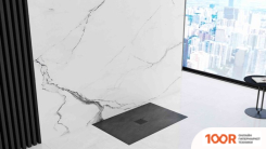 Душевой поддон Rea ROCK 100X80 (ЧЕРНЫЙ) (61891)