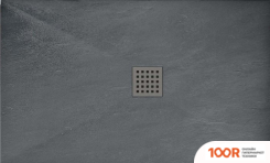 Душевой поддон Rea ROCK 100X80 (СЕРЫЙ) (61890)