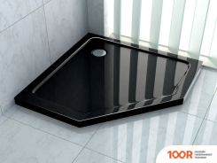 Душевой поддон Rea DIAMOND 90X90 (ЧЕРНЫЙ) (61877)