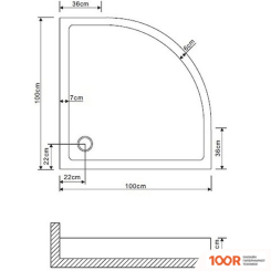 Душевой поддон Grossman GR-119210020 (61616)