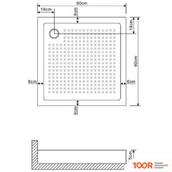 Душевой поддон Grossman GR-119109020 (61614)