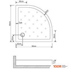 Душевой поддон Grossman GR-119009020 (61613)