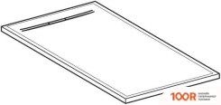 Душевой поддон Geberit SESTRA 100X70 550.203.00.1 (БЕЛЫЙ) (61569)