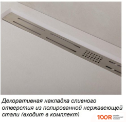 Душевой поддон Cezares TRAY-AS-A-100-30-NERO 100X100 (61479)