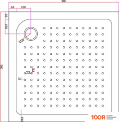 Душевой поддон Cezares TRAY-A-A-90-15-W0 (61474)