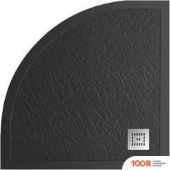 Душевой поддон BelBagno TRAY-MR-UNO-R-90-550-35-NERO-CR 90X90 (61439)