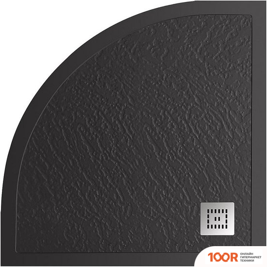 Душевой поддон BelBagno TRAY-MR-UNO-R-90-550-35-NERO-CR 90X90 (61439)