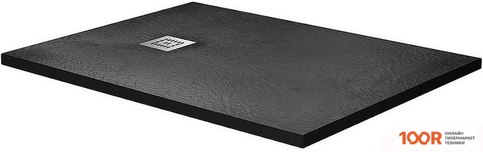 Душевой поддон BelBagno TRAY-MR-UNO-AH-120/90-35-NERO-CR 120X90 (61408)