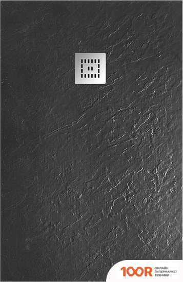 Душевой поддон BelBagno TRAY-MR-UNO-AH-120/80-35-NERO 120X80 (61400)