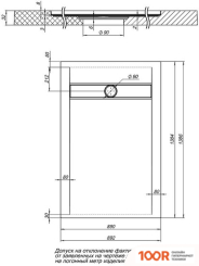 Душевой поддон Aquanet DELIGHT NEW 140X90 258899 (61255)