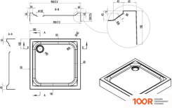 Душевой поддон AM.PM GEM W90T-403-090W (61207)