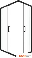 Triton ФИКС-БЛЭК 120X80 (БЕЗ ПОДДОНА) (60764)