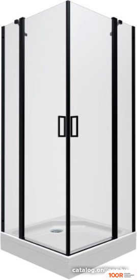 Triton ТАУ-БЛЭК 90X90 (ЧЕРНЫЙ, С ПОДДОНОМ) (60739)