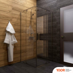 Triton КАППА ХРОМ А1 90Х90 БЕЗ ПОДДОНА (ПРОЗРАЧНОЕ СТЕКЛО) (60593)