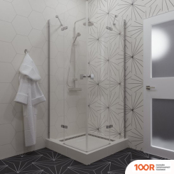 Triton ДЕЛЬТА-ХРОМ 90X90 (БЕЗ ПОДДОНА) (60587)