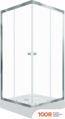 Triton ВЕНТА 100X100 (ХРОМ, С ПОДДОНОМ) (60529)