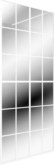 Teymi HELMI 90X200 T00302 (ПРОЗРАЧНОЕ СТЕКЛО/БЕЛЫЙ МАТОВЫЙ) (60487)