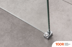 Saniteco WALK-IN SN-W8TC110 (110X200, ПРОЗРАЧНОЕ СТЕКЛО, ХРОМИРОВАННЫЙ ПРОФИЛЬ) (60464)