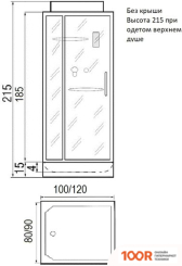 River TANA 100/80 (БЕЗ КРЫШИ) (60063)