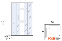 River REIN 90/24 МТ (БЕЗ КРЫШИ) (60032)