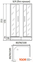 River MORAVA XL 100/24 MT (БЕЗ ПОДДОНА) (59911)