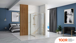 Rea FARGO 90Х90 (ЗОЛОТО/ПРОЗРАЧНОЕ СТЕКЛО) (59648)