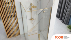 Rea FARGO 90Х90 (ЗОЛОТО/ПРОЗРАЧНОЕ СТЕКЛО) (59648)