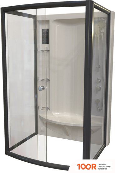 Radomir ДИАНА 108X118 1-00-6-0-0-0600 (ПРОЗРАЧНОЕ СТЕКЛО/ЧЕРНЫЙ) (59346)