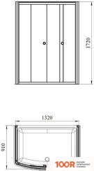 Radomir ДИАНА 1-09-1-0-0-0140 (ПРОЗРАЧНОЕ СТЕКЛО/БЕЛЫЙ) (59343)