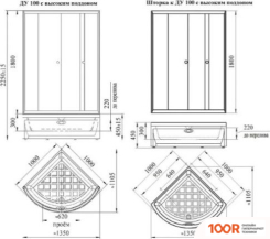 Radomir 100 1-03-6-0-0-0040 (ПРОЗРАЧНОЕ СТЕКЛО) (59191)