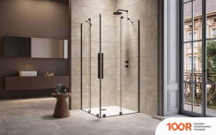 Radaway FURO BLACK KDD 90 R (ПРОЗРАЧНОЕ СТЕКЛО) (58544)