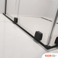 Radaway FURO BLACK KDD 90 R (ПРОЗРАЧНОЕ СТЕКЛО) (58544)