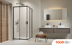 Radaway ALIENTA BLACK D 80X100X190 10258010-54-01 (57601)