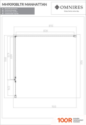 Omnires MANHATTAN ADC90X-ABLTR + ADR90X-BLTR (57580)