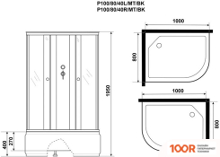 Niagara PROMO P100/80/40R/MT/BK 100X80X195 (57502)