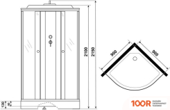 Niagara P90/13/MT 90X90X215 (57480)