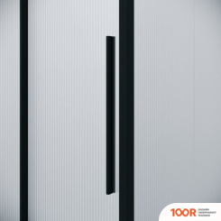 Niagara NOVA NG-84-L9FHB 90X195 (ЧЕРНЫЙ МАТОВЫЙ/РИФЛЕНОЕ СТЕКЛО) (57471)