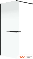 Niagara NOVA NG-582-90BLACK 90X200 (ЧЕРНЫЙ МАТОВЫЙ/СТЕКЛО БЕЛЫЙ ГРАДИЕНТ) (57455)