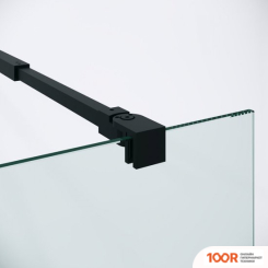 Niagara NOVA NG-582-12BLACK 120X200 (ЧЕРНЫЙ МАТОВЫЙ/СТЕКЛО БЕЛЫЙ ГРАДИЕНТ) (57454)