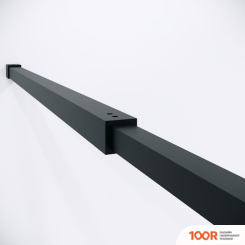 Niagara NOVA NG-481-90FBLACK 90X200 (ЧЕРНЫЙ МАТОВЫЙ/РИФЛЕНОЕ/ТОНИРОВАННОЕ СТЕКЛО) (57452)