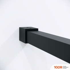 Niagara NOVA NG-481-12FBLACK 120X200 (ЧЕРНЫЙ МАТОВЫЙ/РИФЛЕНОЕ/ТОНИРОВАННОЕ СТЕКЛО) (57451)