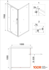 Niagara NG-83-10AB 100X190 (57381)