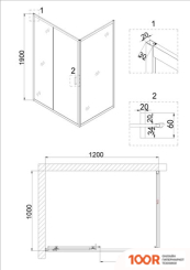 Niagara NG-82-12AB 120X190 (57359)