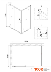 Niagara NG-82-11AB 110X190 (57354)